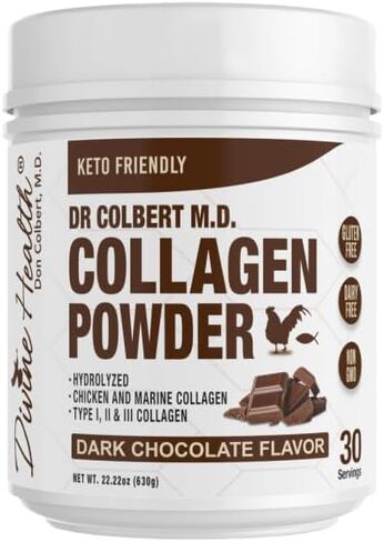 Divine Health Keto Zone Chocolate Collagen Powder in Kuwait