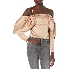 بلوزة نسائية من GUESS بأكمام طويلة من الكتف البارد Yessica in Kuwait