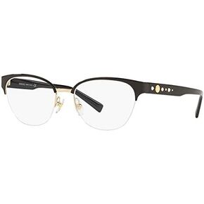 Versace VE1255B Women's Eyeglasses Black/Gold 52 in Kuwait