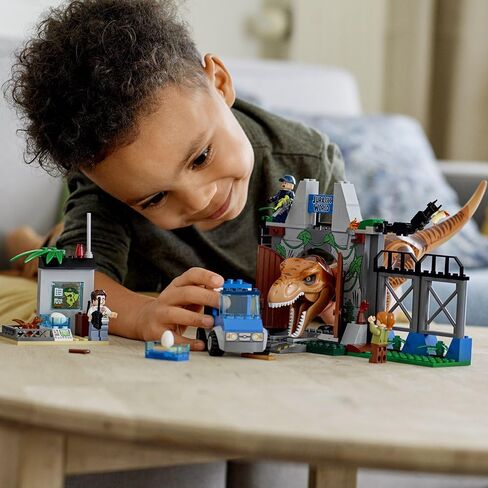 LEGO Juniors/4+ Jurassic World T. rex Breakout 10758 Building Kit (150 Pieces) in Saudi Arabia