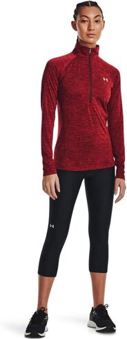 كنزة صوفية نسائية بأكمام طويلة وسحاب من Under Armour Tech Twist ½ in Kuwait