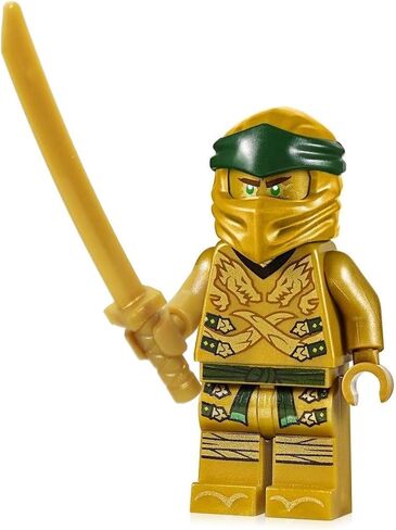 LEGO Ninjago Minifigure - Lloyd Garmadon Legacy (Gold Ninja with Sword) in Saudi Arabia