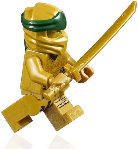 LEGO Ninjago Minifigure - Lloyd Garmadon Legacy (Gold Ninja with Sword) in Saudi Arabia