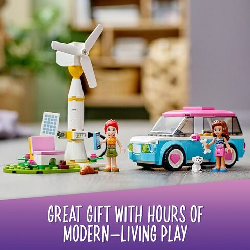 LEGO Friends Olivia's Electric Car 41443 Building Toy Set for Kids, Girls, and Boys Ages 6+ (183 Pieces) in Saudi Arabia