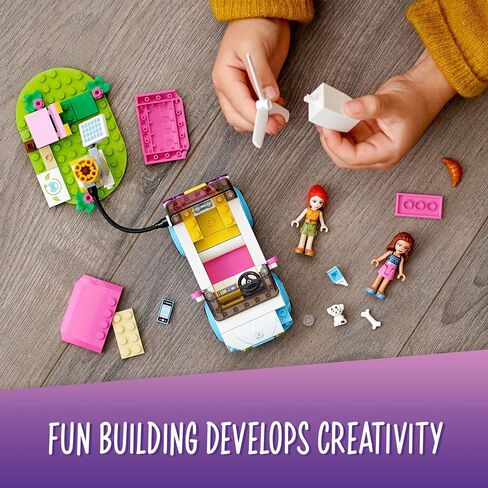 LEGO Friends Olivia's Electric Car 41443 Building Toy Set for Kids, Girls, and Boys Ages 6+ (183 Pieces) in Saudi Arabia