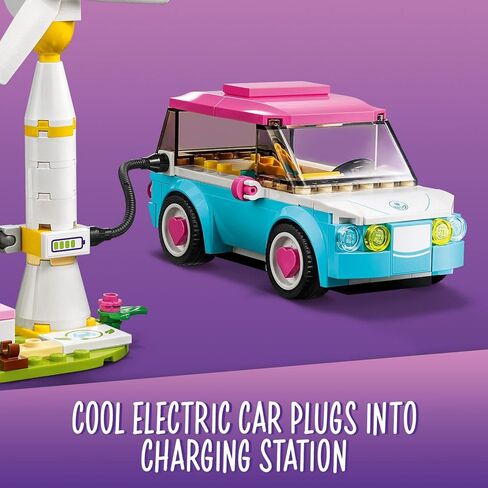 LEGO Friends Olivia's Electric Car 41443 Building Toy Set for Kids, Girls, and Boys Ages 6+ (183 Pieces) in Saudi Arabia