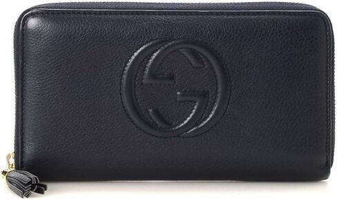 Gucci Soho Mini Black Round Light Gold Disco Zip Italy Leather Handbag Bag New in Saudi Arabia