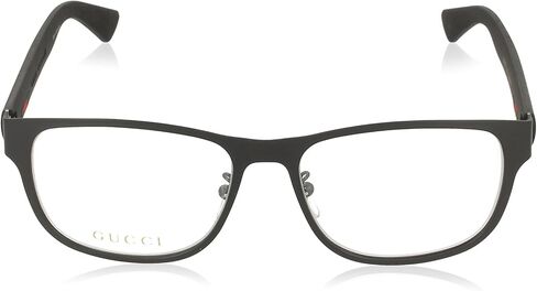 Gucci GG 0013O 001 Black Metal Square Eyeglasses 55mm in Saudi Arabia