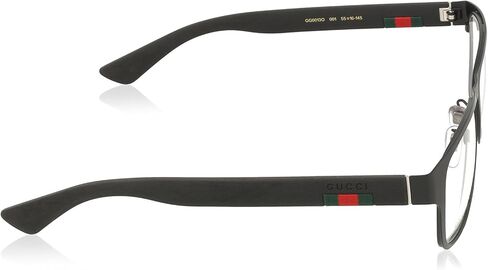 Gucci GG 0013O 001 Black Metal Square Eyeglasses 55mm in Saudi Arabia