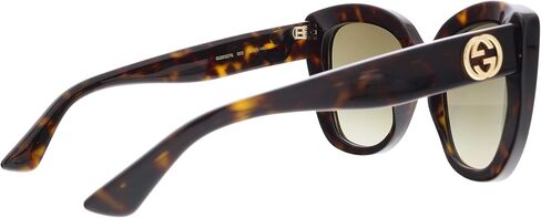Gucci Womens Non-Polarized UV Protection Cat Eye Sunglasses Brown O/S in Saudi Arabia