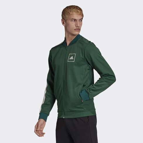 adidas mens 3-stripes Tape Pique Track Top in Saudi Arabia