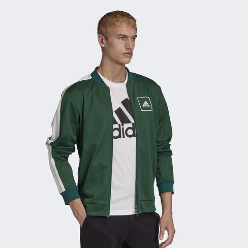 adidas mens 3-stripes Tape Pique Track Top in Saudi Arabia