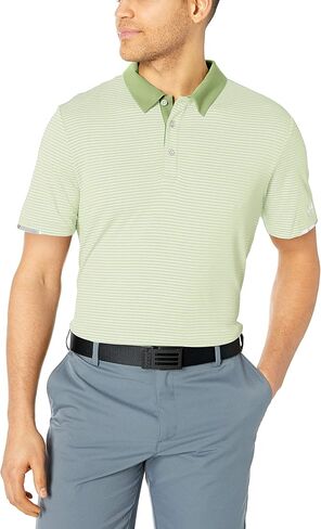 adidas Golf Men's Climachill Tonal Stripe Polo in Saudi Arabia