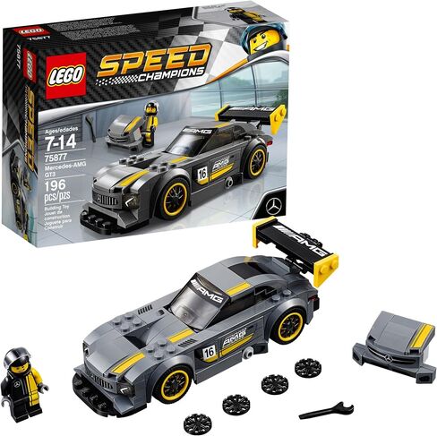 LEGO Speed Champions 6175226 Mercedes-Amg Gt3 75877 Building Kit (196 Piece), Multi in Saudi Arabia