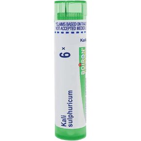 Boiron Kali Sulphuricum 6X Md 80 حبة لنزلات البرد مع إفرازات الأنف الصفراء in Kuwait