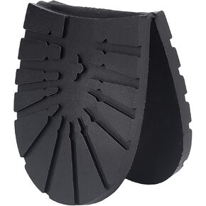 AHANDMAKER Shoe Sole Repair Rubber Soling Sheet, Shoes Heels Boots Replacements, Non Slip Shoe Pads Bottom of Shoes Large Shoe Sole Protectors (Black)