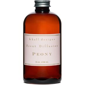 K. Hall Designs Lavender Diffusion Refill, Authentic Lavender Scent with Lavandin Oils, Fragrance Oil for Diffusers for Home & Bathroom, All-Natural Fragrance for Women & Men, 8 fl oz