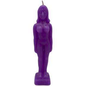 Purple– Female Shape - Spellcasting Candle – Wicca - Hoodoo- by Natural Farms in Kuwait