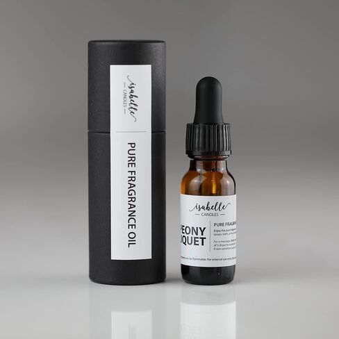 Enchanting Peony Bouquet Fragrance Oil for Diffuser - Floral Delights in Every Drop - Delicate white flower and Jasmine-like tones, Fruity and Citrusy notes, Essence of a Blooming Garden .5 oz/14.8 ml in Kuwait