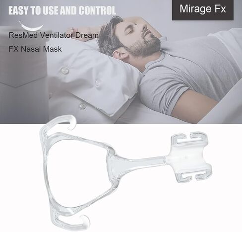Resmed Mirage Fx Replacement Frame for Mirage fx Nasal mask, Resmed Mirage Fx Headgear Nasal Guard Reuse Breathing Machine Accessory Replacement Fit for Mirage FX Nasal Guard,Standard/Widened in Saudi Arabia