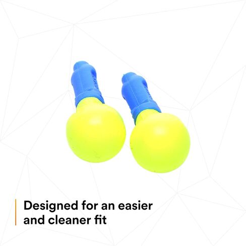 3M E-A-R Push-Ins Earplugs 318-1002, Uncorded, Poly Bag, 2000 Pair/Case , Yellow in Saudi Arabia