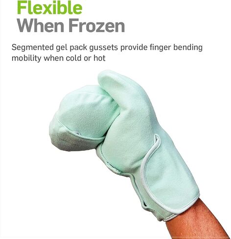 NatraCure Cold Therapy Mittens - Small/Medium - for Sore, Aching Hands, Working Hands, Arthritis, Neuropathy, Chemotherapy, Chemo Care Package for Women, Cryotherapy, Edema Relief, Hand, Finger Pain in Kuwait