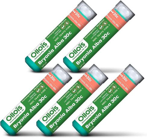 OLLOIS Bryonia Alba 30c Organic, Lactose-Free Homeopathic Medicine, 80 Pellets (Pack of 1) in Saudi Arabia