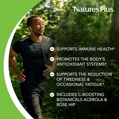 Nature's Plus Super C Complex Sustained Release - 180 Tablets in Saudi Arabia