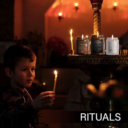 شموع بوريم المعطرة هدايا للنساء شموع للمنزل شموع الصويا المعطرة للرجال شمعة العلاج العطري شموع لطيفة حزمة هدايا لافندر للنساء شمعة معطرة كب كيك الفانيليا 50 ساعة من وقت الحرق in Kuwait