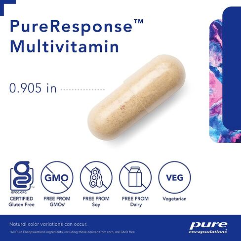 مغلفات نقية PureResponse الفيتامينات | دعم التوازن المناعي والاستجابة | 60 كبسولة in Saudi Arabia