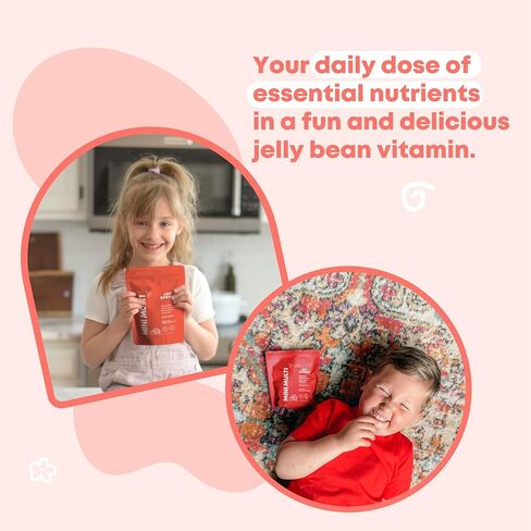 فيتامينات جيلي فول مع حمض الفوليك للأطفال - فيتامينات متعددة قابلة للمضغ للأطفال مع أ، ج، د، هـ، ب6، ب12، النياسين واليود - فيتامينات متعددة للأطفال قابلة للمضغ تدعم الصحة والمناعة - 60 فيتامينات قابلة للمضغ للأطفال in Kuwait