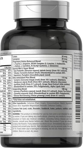 Multivitamin for Men | 60 Caplets | Non-GMO & Gluten Free Vitamins & Minerals Daily Supplement | by Horbaach in Saudi Arabia