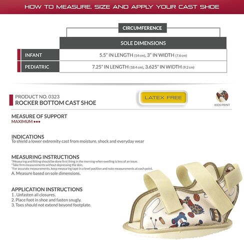 OTC Pediatric Medical Professional Shoe, Fun Print, 1 Count (Pack of 2) in Kuwait