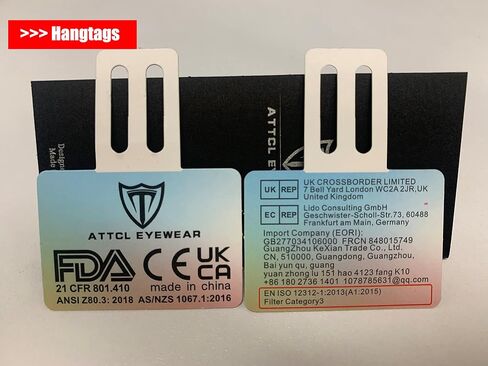 نظارات ATTCL للجنسين زرقاء اللون تحجب الضوء للرجال والنساء، نظارات كمبيوتر بإطار دائري in Kuwait