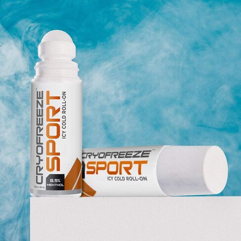 OMAX CryoFreeze Pain Relief Menthol Roll On, Arthritis Pain Relief, Back Pain Relief, Muscle & Joint Pain Relief, Arnica, Made in USA (3 fl oz) in Kuwait