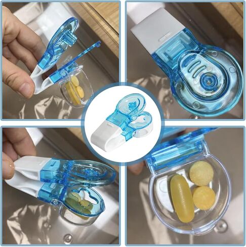 قطعتان من أداة أخذ حبوب منع الحمل المحمولة، مزيل حبوب منع الحمل، بدون تلامس، أداة سهلة لإخراج الدواء لكبار السن، والأفراد الذين يعانون من ضعف أيدي كبار السن من التهاب المفاصل in Kuwait