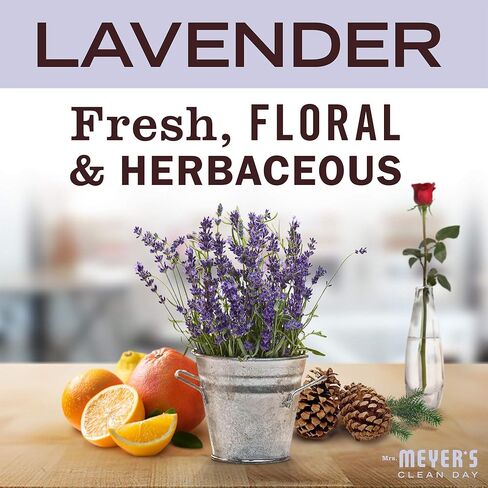 MRS. MEYER’S CLEANDAY Wood Bead Diffuser, Air Freshener Fragrance for the Kitchen, Office, Bedroom and More, 45 Days of Fragrance, Lavendered, Pack of 3 in Saudi Arabia