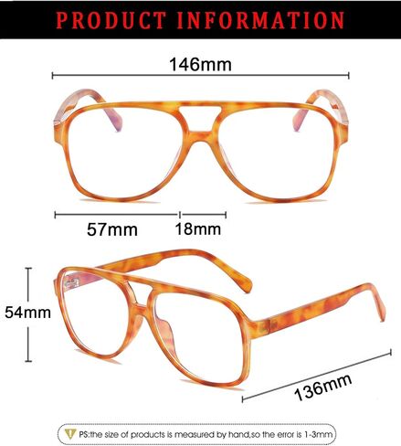 ZIMUSUN Retro Aviator Blue Light Glasses for Women Men 70s Oversized Frame Pilot Glasses Anti Eyestrain in Kuwait