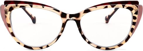 FEISEDY Women Cateye Blue Light Blocking Glasses Fake Nerd Clear Computer Eyewear TR Fashion Frame B0040 in Kuwait