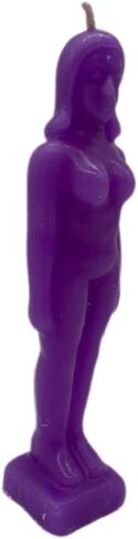 Purple– Female Shape - Spellcasting Candle – Wicca - Hoodoo- by Natural Farms in Kuwait