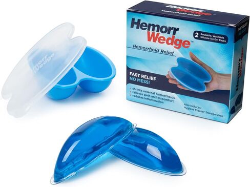 عبوة ثلج لعلاج البواسير من Hemorrwedge - عبوة جل تجميد، زوج مع حقيبة... in Kuwait