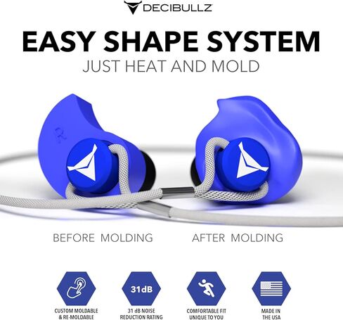 ديسيبلز سدادات اذن مصبوبة مخصصة قابلة للكشف عن المعادن in Kuwait