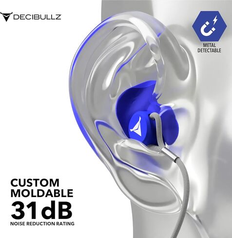 ديسيبلز سدادات اذن مصبوبة مخصصة قابلة للكشف عن المعادن in Kuwait