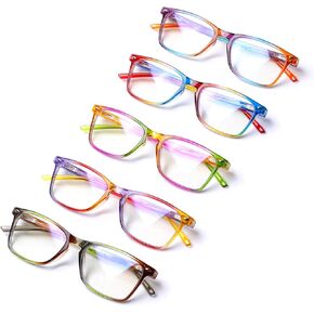 نظارات القراءة JOSCHOO 5 أزواج من قارئات الكمبيوتر بمفصلات ربيعية أنيقة للسيدات in Kuwait