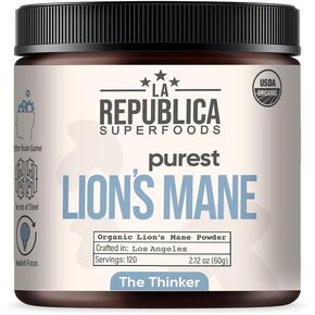 La Republica Turkey Tail Mushroom Powder (120 Servings), Immune Support, USDA Organic Turkey Tail Extract, Fair Trade & Vegan, No Mycelium or Fillers, USA Made in Saudi Arabia