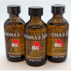 Grandma's Home Rose Essential Oil 3 Pack 100% Pure Essential Oil, 2 fl oz in Saudi Arabia