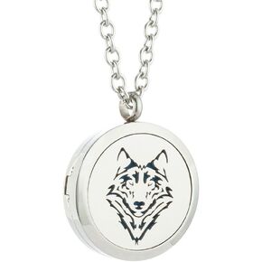 JAOYU Diffuser Necklace Aromatherapy Pendant Animal Locket Essential Oil Necklace for Women - Teens Girls Gifts in Kuwait