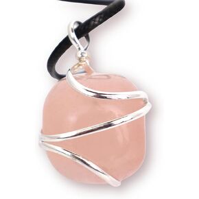 Shelf and Stone - Wire Wrapped Crystal Stone Pendants