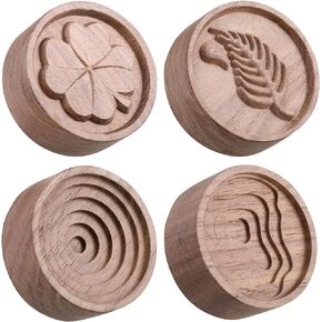 Zhehao 4 Packs Wood Car Essential Oil Diffuser Wooden Aromatherapy Round Car Oil Diffuser Essential Oil Diffuser Set for Home Office Bedroom Car Living Room Wardrobe Yoga Hall