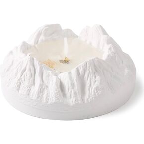 MINNESPECT LakeStone Scented Candle, Aromatherapy Candle Gifts, White Stone Ornament, Essential Oils Candles, Aesthetic Room Decor, Home Decor & Office Decor, Minimalist Decor in Saudi Arabia